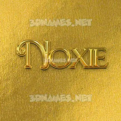 noxie in All Gold style - 3D name wallpaper noxie in All Gold style - 3D name wallpaper