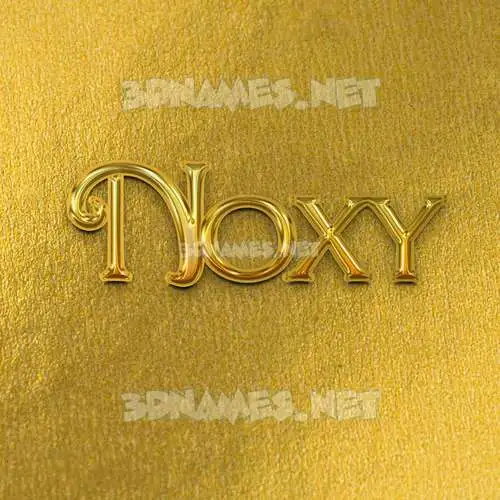 noxy in All Gold style - 3D name wallpaper noxy in All Gold style - 3D name wallpaper
