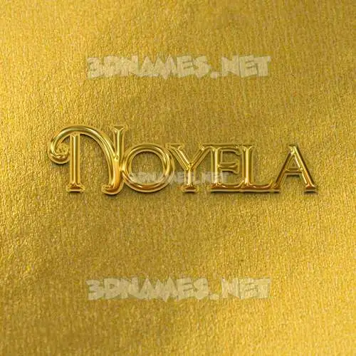 noyela in All Gold style - 3D name wallpaper noyela in All Gold style - 3D name wallpaper