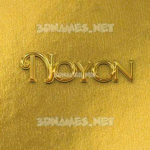 noyon in All Gold style - 3D name wallpaper noyon in All Gold style - 3D name wallpaper