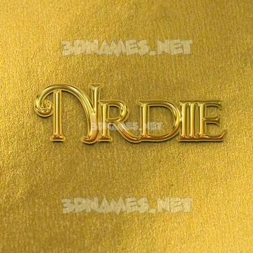 nrdiie in All Gold style - 3D name wallpaper nrdiie in All Gold style - 3D name wallpaper