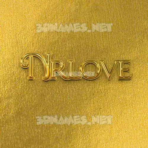 nrlove in All Gold style - 3D name wallpaper nrlove in All Gold style - 3D name wallpaper