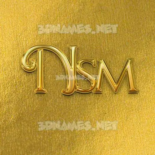 nsm in All Gold style - 3D name wallpaper nsm in All Gold style - 3D name wallpaper