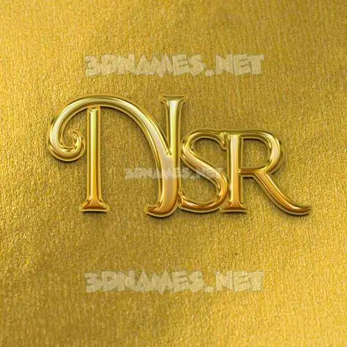 nsr in All Gold style - 3D name wallpaper nsr in All Gold style - 3D name wallpaper