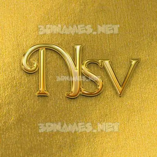 nsv in All Gold style - 3D name wallpaper nsv in All Gold style - 3D name wallpaper