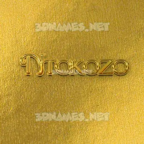 ntokozo in All Gold style - 3D name wallpaper ntokozo in All Gold style - 3D name wallpaper