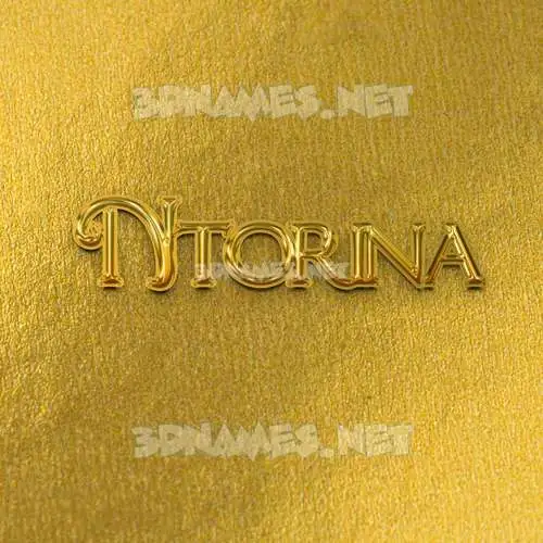 ntorina in All Gold style - 3D name wallpaper ntorina in All Gold style - 3D name wallpaper