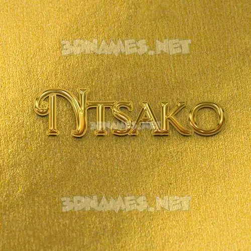 ntsako in All Gold style - 3D name wallpaper ntsako in All Gold style - 3D name wallpaper
