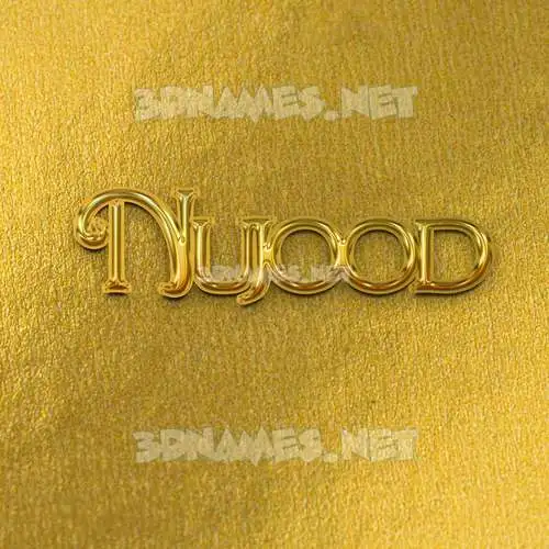 nujood in All Gold style - 3D name wallpaper nujood in All Gold style - 3D name wallpaper
