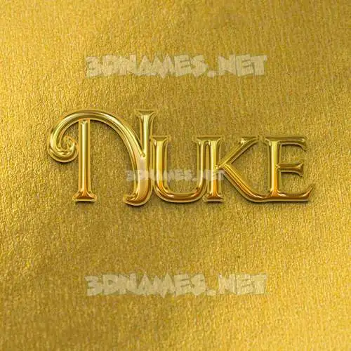 nuke in All Gold style - 3D name wallpaper nuke in All Gold style - 3D name wallpaper