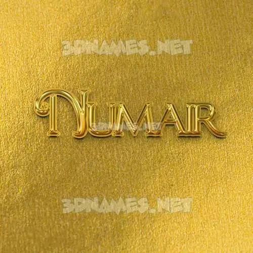 numair in All Gold style - 3D name wallpaper numair in All Gold style - 3D name wallpaper