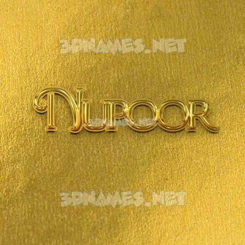nupoor in All Gold style - 3D name wallpaper nupoor in All Gold style - 3D name wallpaper