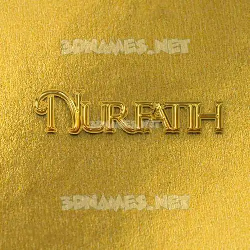 nurfatih in All Gold style - 3D name wallpaper nurfatih in All Gold style - 3D name wallpaper
