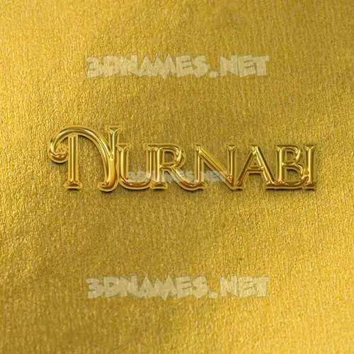 nurnabi in All Gold style - 3D name wallpaper nurnabi in All Gold style - 3D name wallpaper