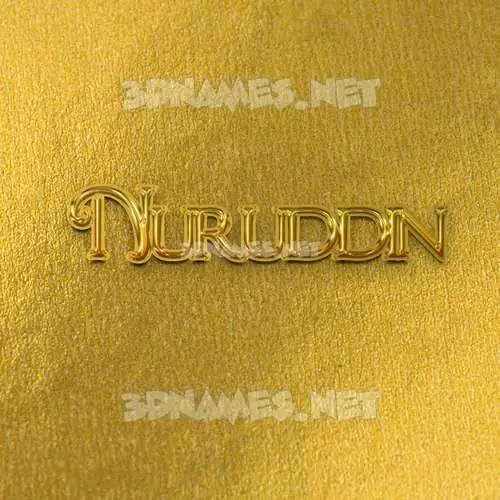 nuruddin in All Gold style - 3D name wallpaper nuruddin in All Gold style - 3D name wallpaper