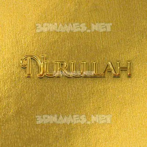 nurullah in All Gold style - 3D name wallpaper nurullah in All Gold style - 3D name wallpaper