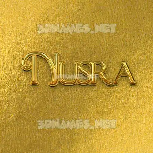 nusra in All Gold style - 3D name wallpaper nusra in All Gold style - 3D name wallpaper