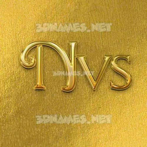 nvs in All Gold style - 3D name wallpaper nvs in All Gold style - 3D name wallpaper