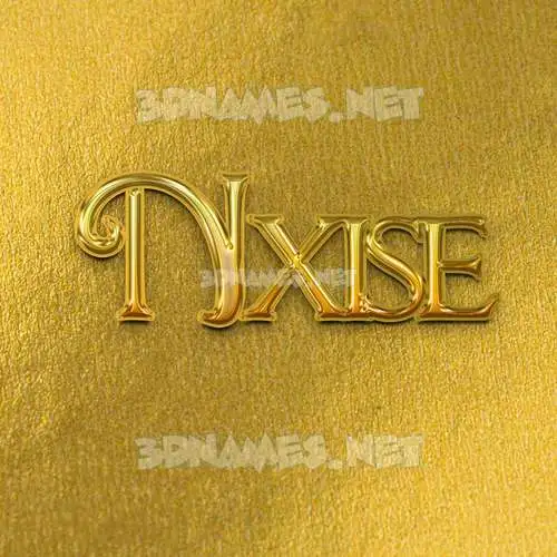 nxise in All Gold style - 3D name wallpaper nxise in All Gold style - 3D name wallpaper