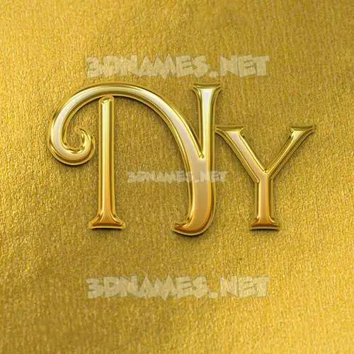 ny in All Gold style - 3D name wallpaper ny in All Gold style - 3D name wallpaper