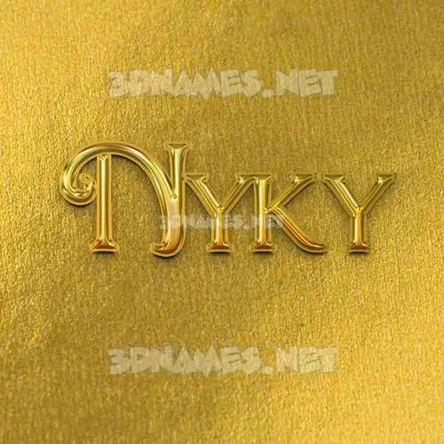 nyky in All Gold style - 3D name wallpaper nyky in All Gold style - 3D name wallpaper