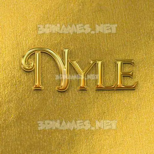 nyle in All Gold style - 3D name wallpaper nyle in All Gold style - 3D name wallpaper