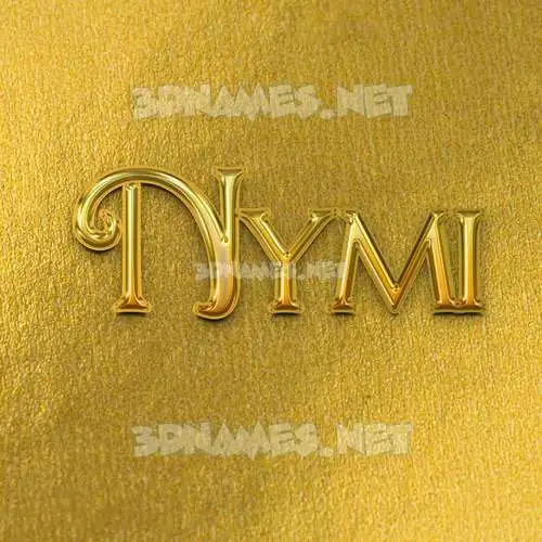 nymi in All Gold style - 3D name wallpaper nymi in All Gold style - 3D name wallpaper