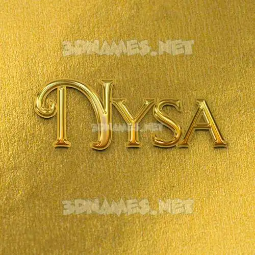 nysa in All Gold style - 3D name wallpaper nysa in All Gold style - 3D name wallpaper