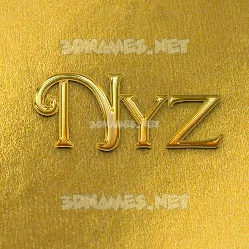 nyz in All Gold style - 3D name wallpaper nyz in All Gold style - 3D name wallpaper