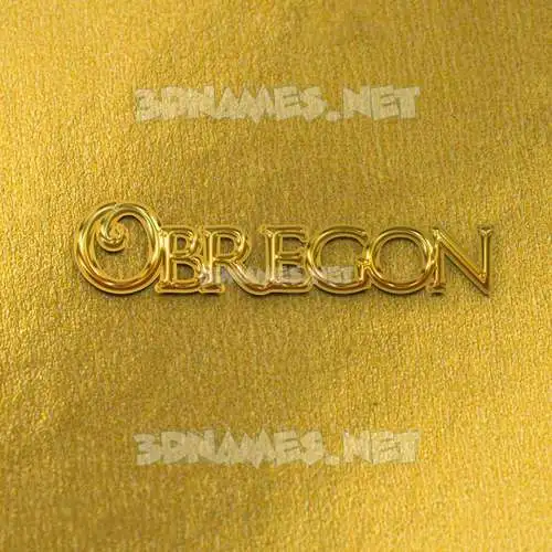 obregon in All Gold style - 3D name wallpaper obregon in All Gold style - 3D name wallpaper