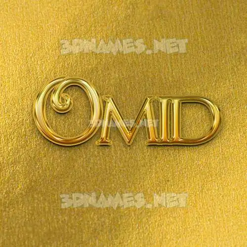 omid in All Gold style - 3D name wallpaper omid in All Gold style - 3D name wallpaper