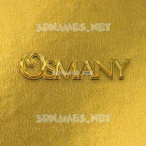 osmany in All Gold style - 3D name wallpaper osmany in All Gold style - 3D name wallpaper