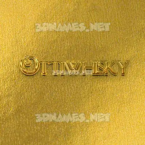 ottiwhisky in All Gold style - 3D name wallpaper ottiwhisky in All Gold style - 3D name wallpaper