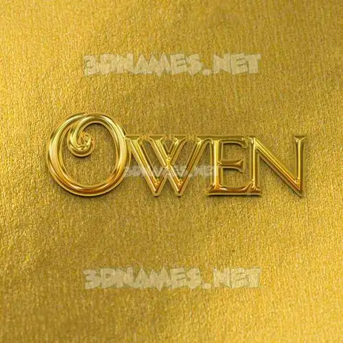 owen in All Gold style - 3D name wallpaper owen in All Gold style - 3D name wallpaper