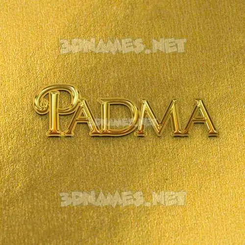 padma in All Gold style - 3D name wallpaper padma in All Gold style - 3D name wallpaper