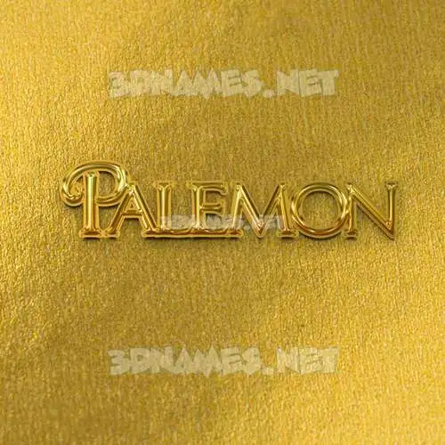 palemon in All Gold style - 3D name wallpaper palemon in All Gold style - 3D name wallpaper