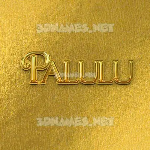 palulu in All Gold style - 3D name wallpaper palulu in All Gold style - 3D name wallpaper