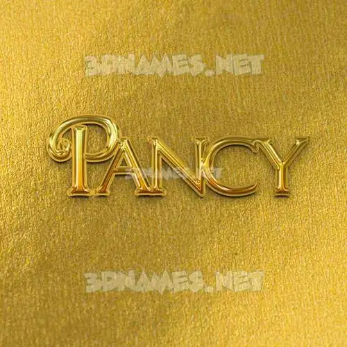 pancy in All Gold style - 3D name wallpaper pancy in All Gold style - 3D name wallpaper