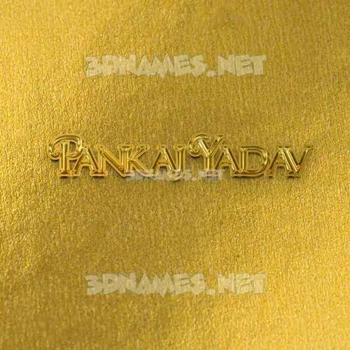 pankaj yadav in All Gold style - 3D name wallpaper pankaj yadav in All Gold style - 3D name wallpaper
