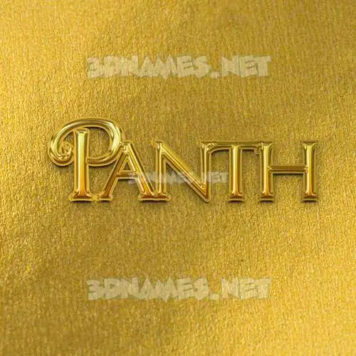 panth in All Gold style - 3D name wallpaper panth in All Gold style - 3D name wallpaper