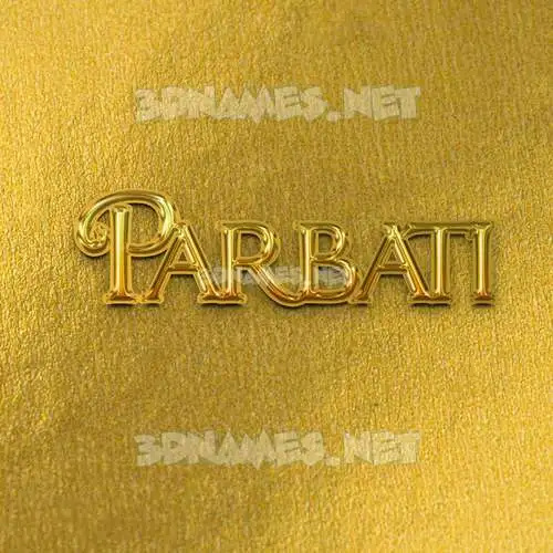 parbati in All Gold style - 3D name wallpaper parbati in All Gold style - 3D name wallpaper