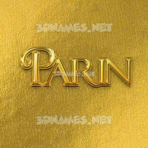 parin in All Gold style - 3D name wallpaper parin in All Gold style - 3D name wallpaper