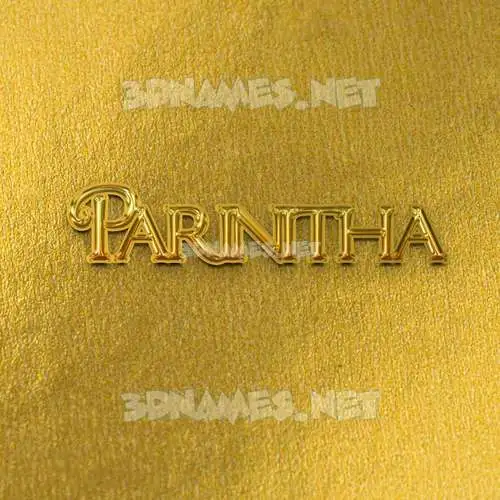 parinitha in All Gold style - 3D name wallpaper parinitha in All Gold style - 3D name wallpaper
