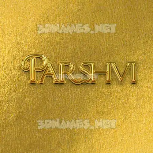 parshvi in All Gold style - 3D name wallpaper parshvi in All Gold style - 3D name wallpaper