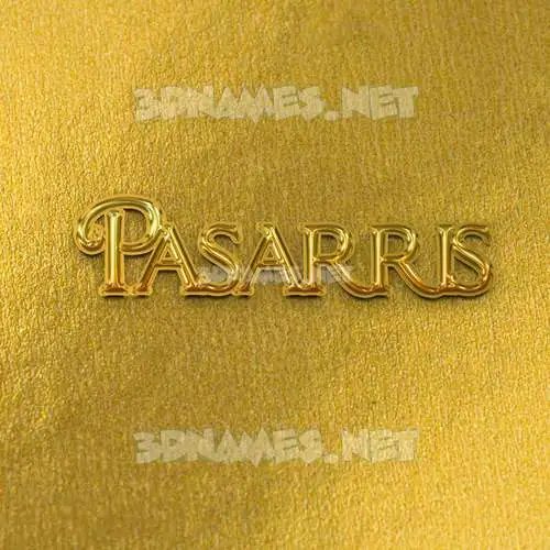 pasarris in All Gold style - 3D name wallpaper pasarris in All Gold style - 3D name wallpaper