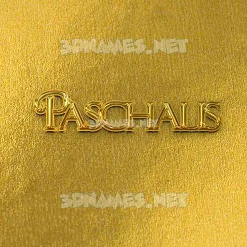 paschalis in All Gold style - 3D name wallpaper paschalis in All Gold style - 3D name wallpaper