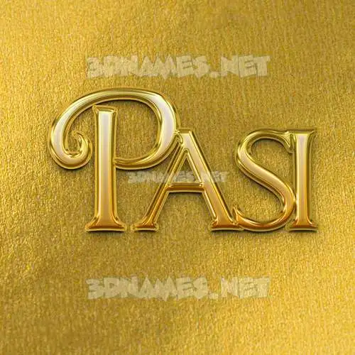 pasi in All Gold style - 3D name wallpaper pasi in All Gold style - 3D name wallpaper