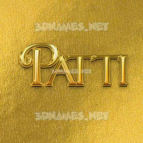 patti in All Gold style - 3D name wallpaper patti in All Gold style - 3D name wallpaper