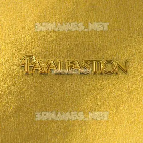 payalfastion in All Gold style - 3D name wallpaper payalfastion in All Gold style - 3D name wallpaper
