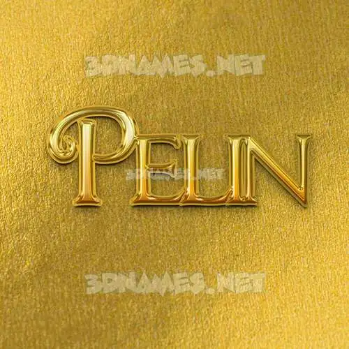pelin in All Gold style - 3D name wallpaper pelin in All Gold style - 3D name wallpaper